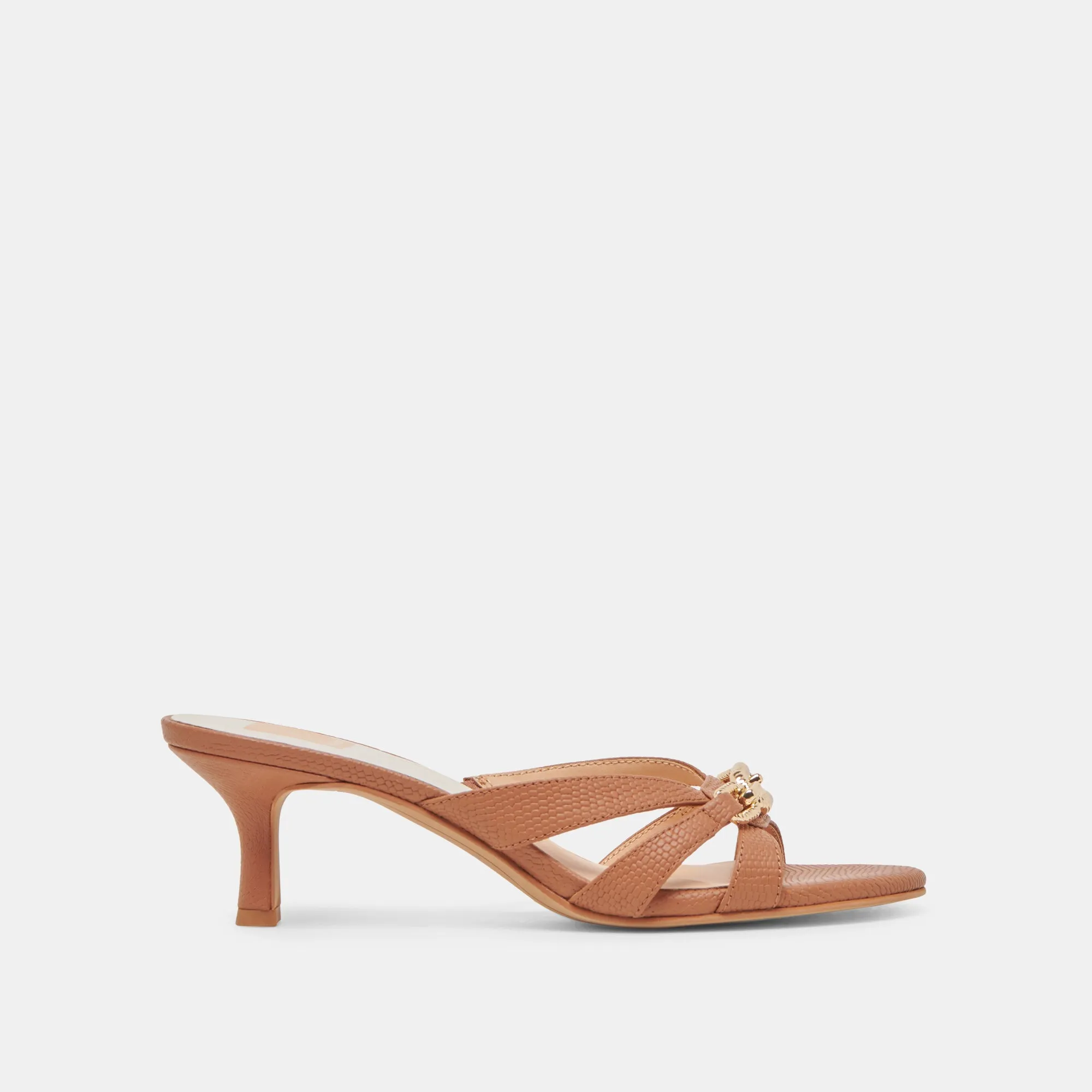 LERAH HEELS SADDLE EMBOSSED LEATHER sold by Dolce Vita