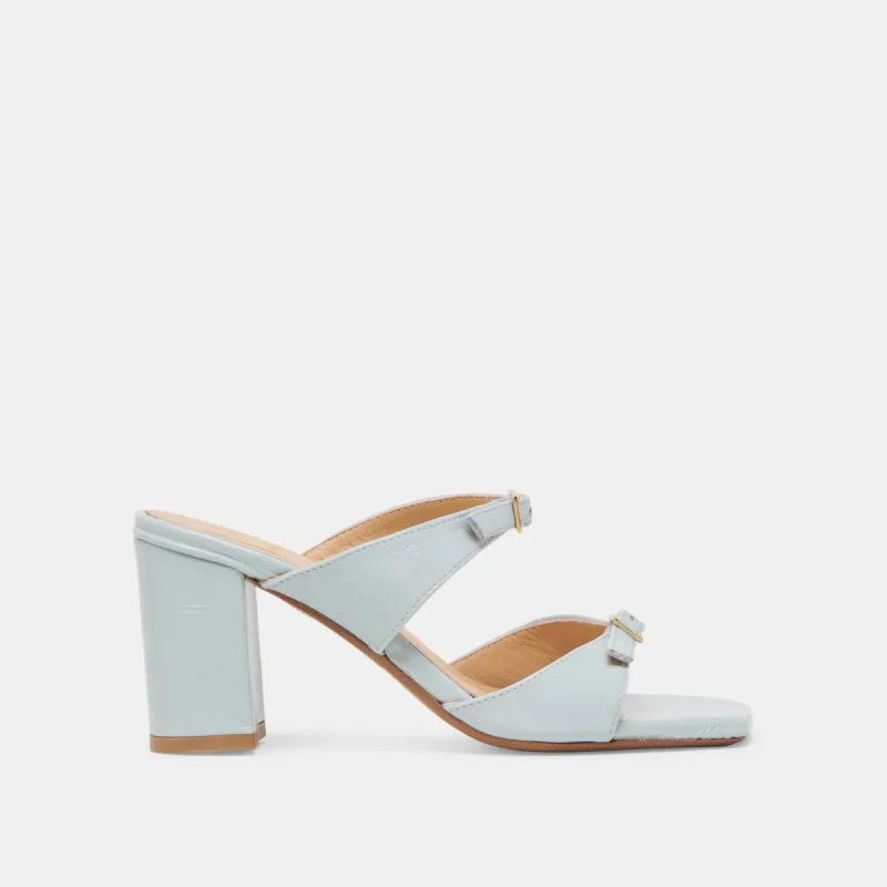 SHANE HEELS ICE BLUE CRINKLE PATENT sold by Dolce Vita