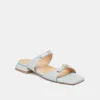 LAVERN SANDALS ICE BLUE CRINKLE PATENT sold by Dolce Vita