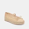 CAMBRE BALLET FLATS LT NATURAL WOVEN MESH sold by Dolce Vita