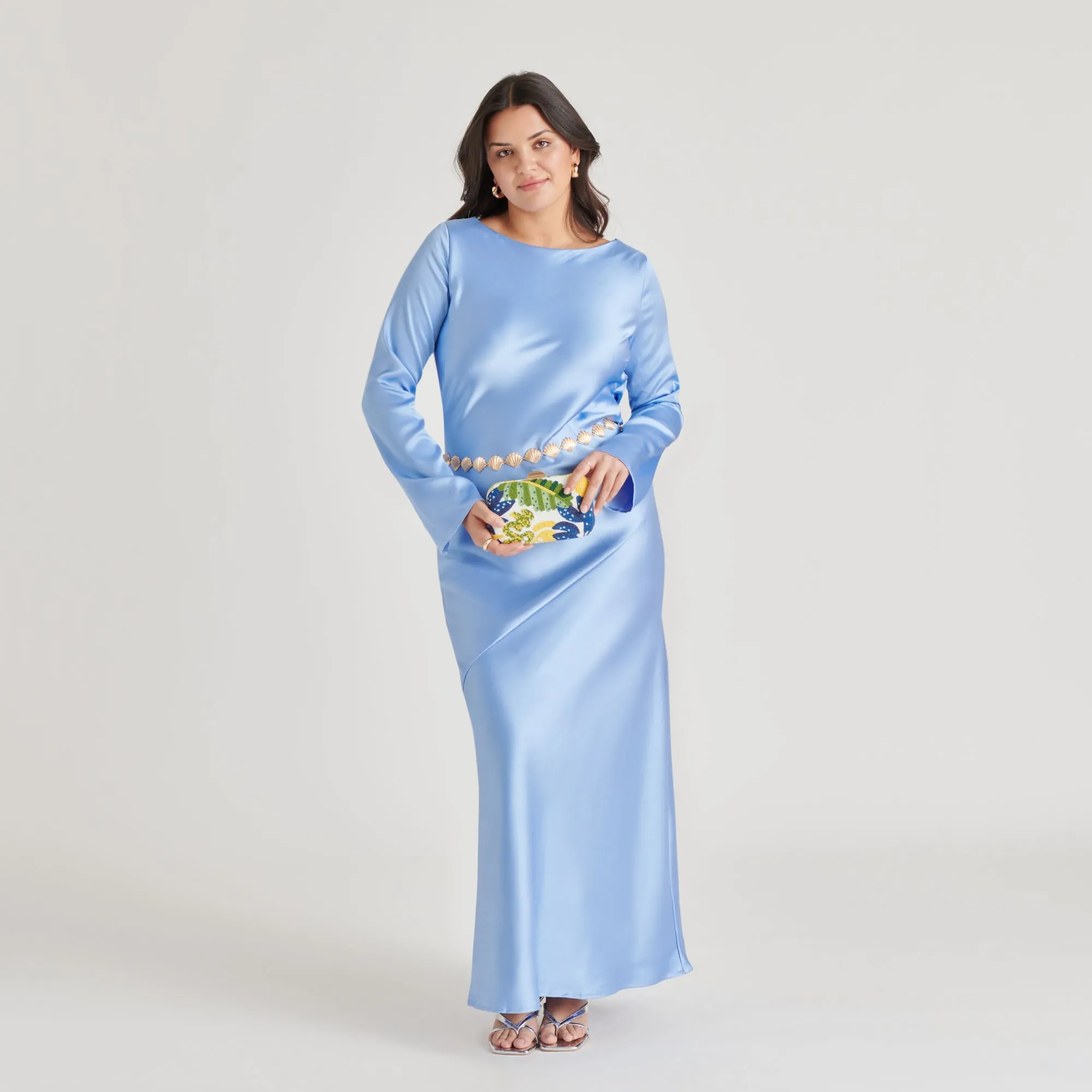 DAISY CLUTCH BLUE MULTI BEADED sold by Dolce Vita product image thumbnail 4