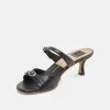 LORALI HEELS BLACK LEATHER sold by Dolce Vita