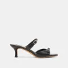 LORALI HEELS BLACK LEATHER sold by Dolce Vita
