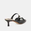 LORALI HEELS BLACK LEATHER sold by Dolce Vita