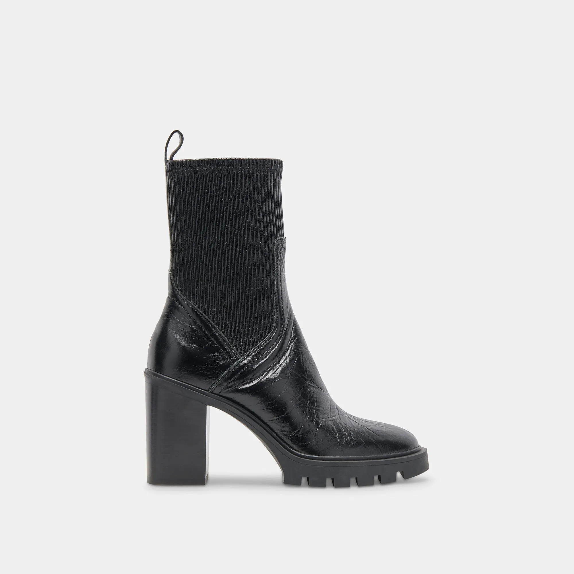 MARNI H2O BOOTS MIDNIGHT CRINKLE PATENT - re:vita sold by Dolce Vita
