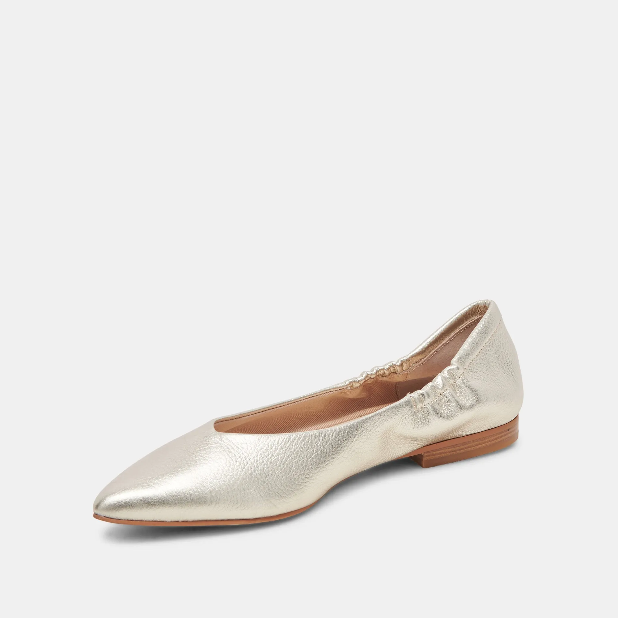 NADAV BALLET FLATS PLATINUM METALLIC LEATHER - re:vita sold by Dolce Vita product image thumbnail 4