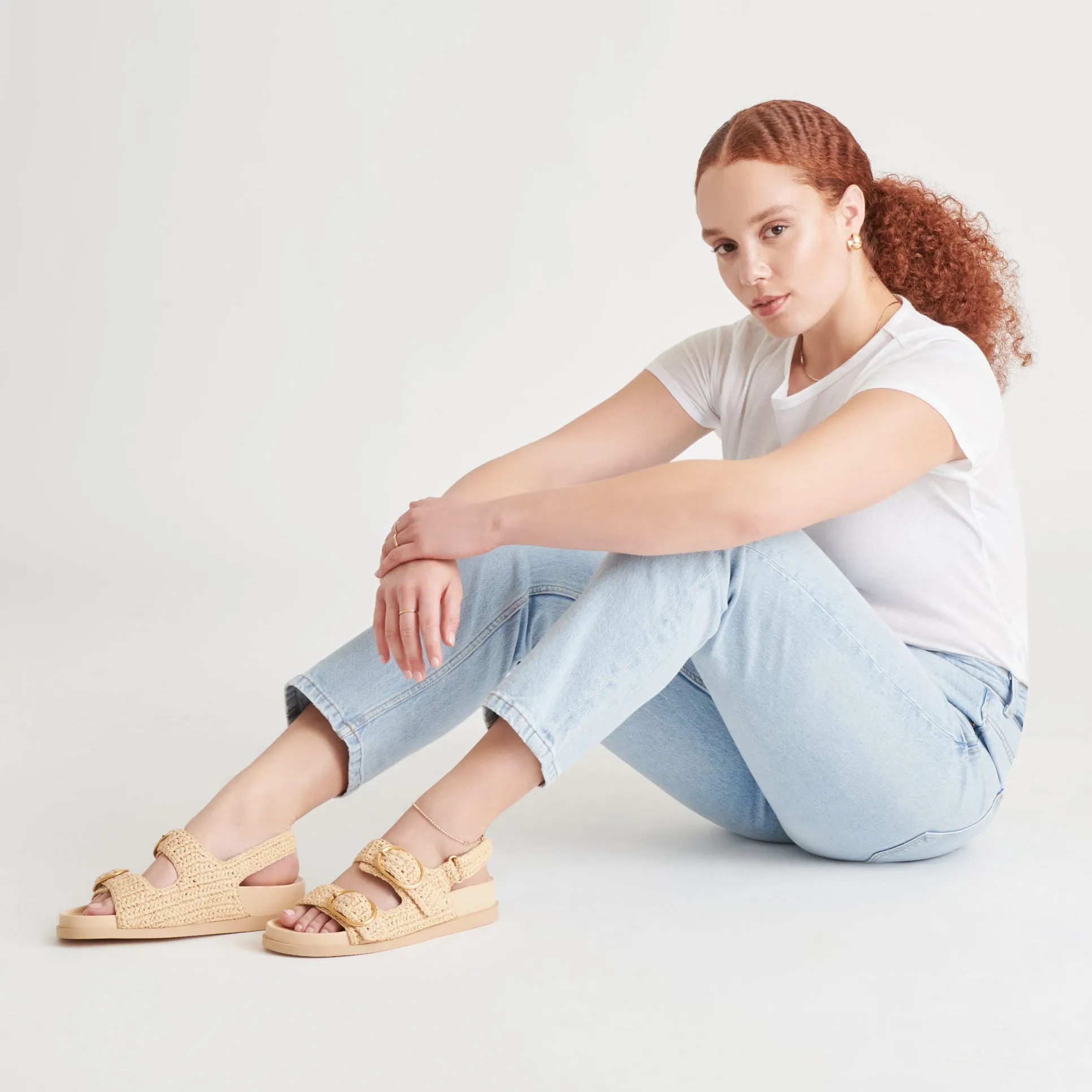 STARLA CROCHET SANDALS NATURAL KNIT sold by Dolce Vita product image thumbnail 2