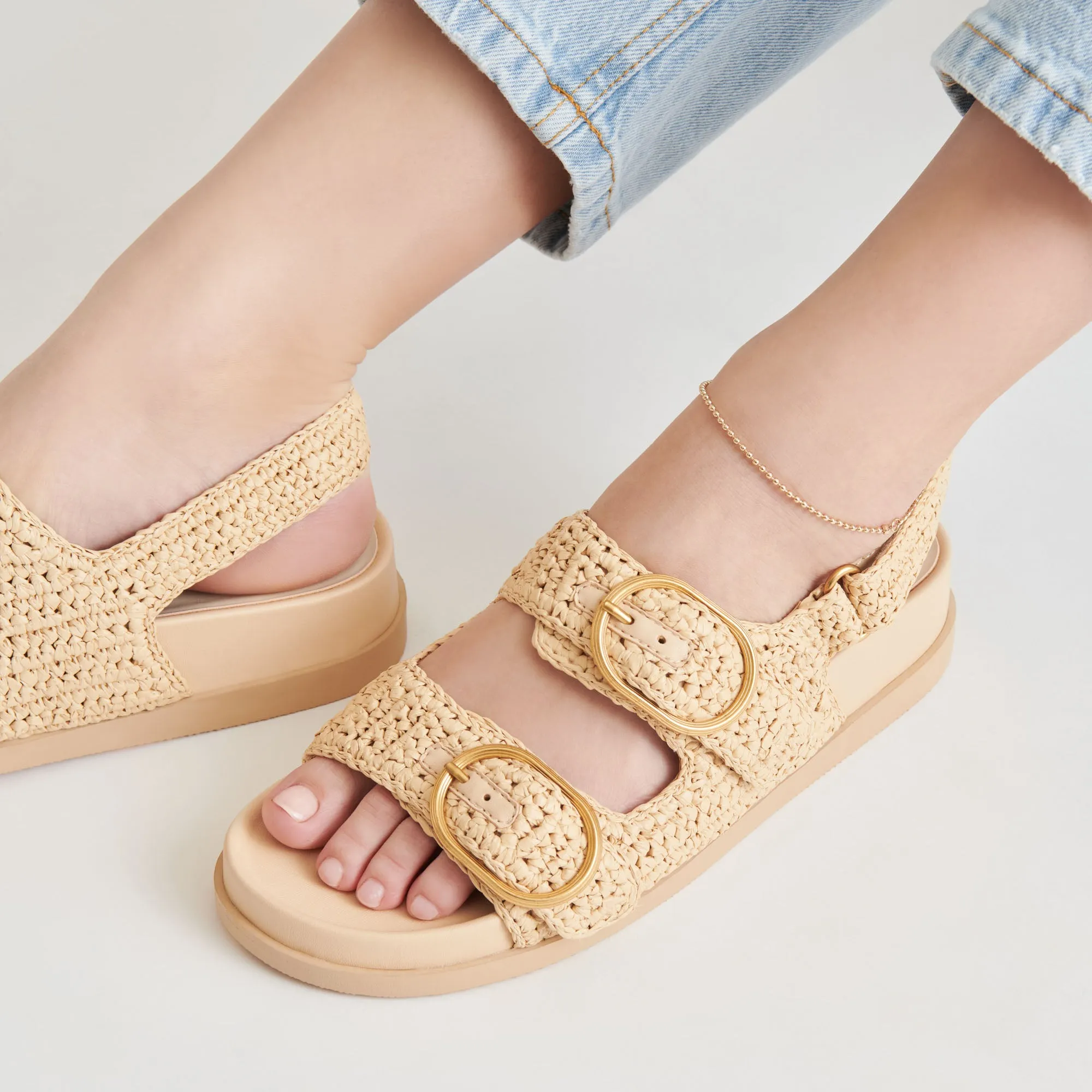 STARLA CROCHET SANDALS NATURAL KNIT sold by Dolce Vita product image thumbnail 4