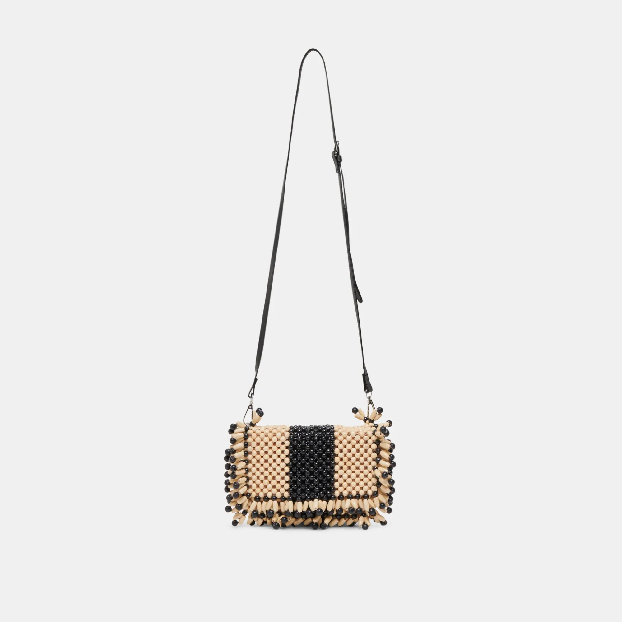 SEYCHELL HANDBAG BLACK NATURAL WOOD sold by Dolce Vita product image thumbnail 3