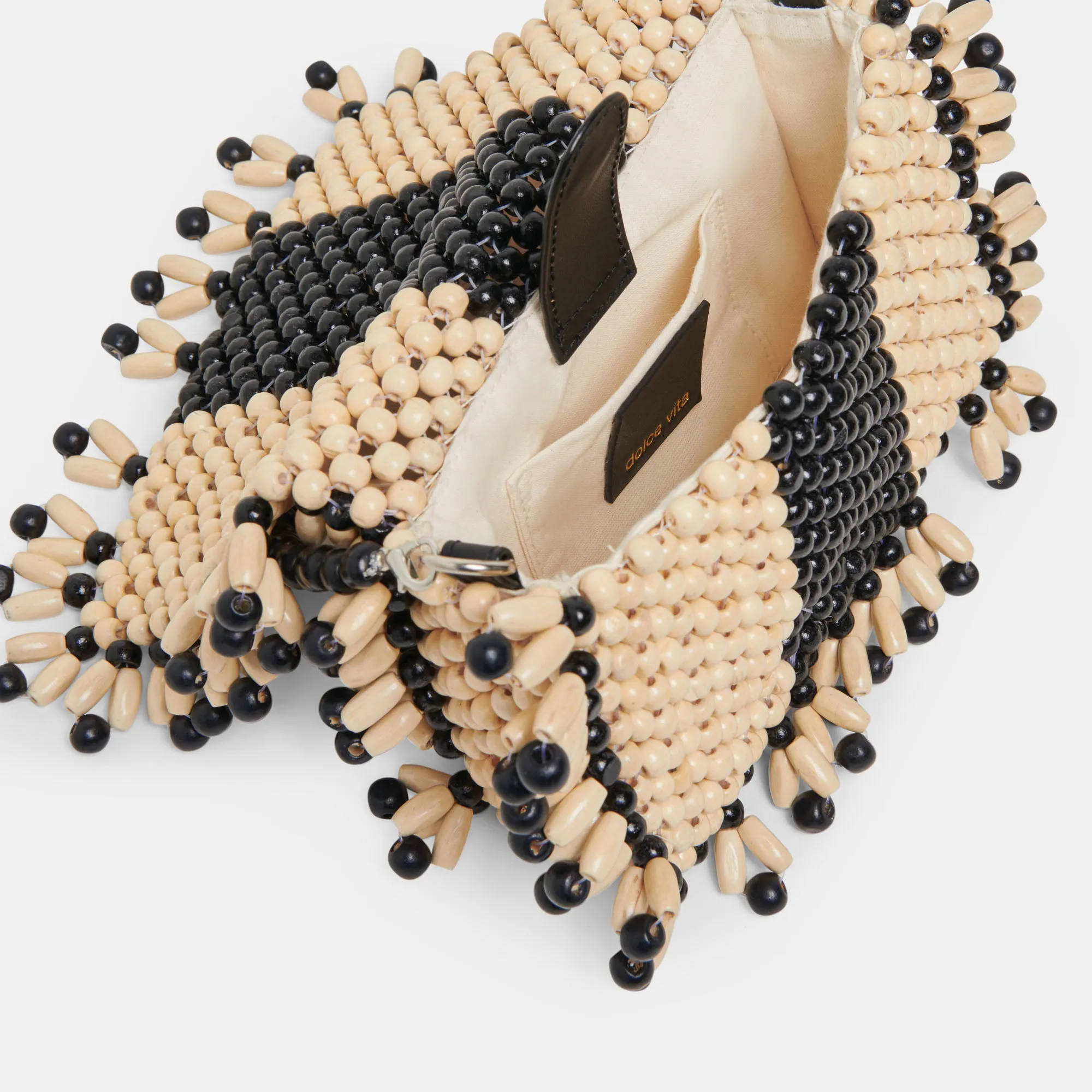 SEYCHELL HANDBAG BLACK NATURAL WOOD sold by Dolce Vita product image thumbnail 5