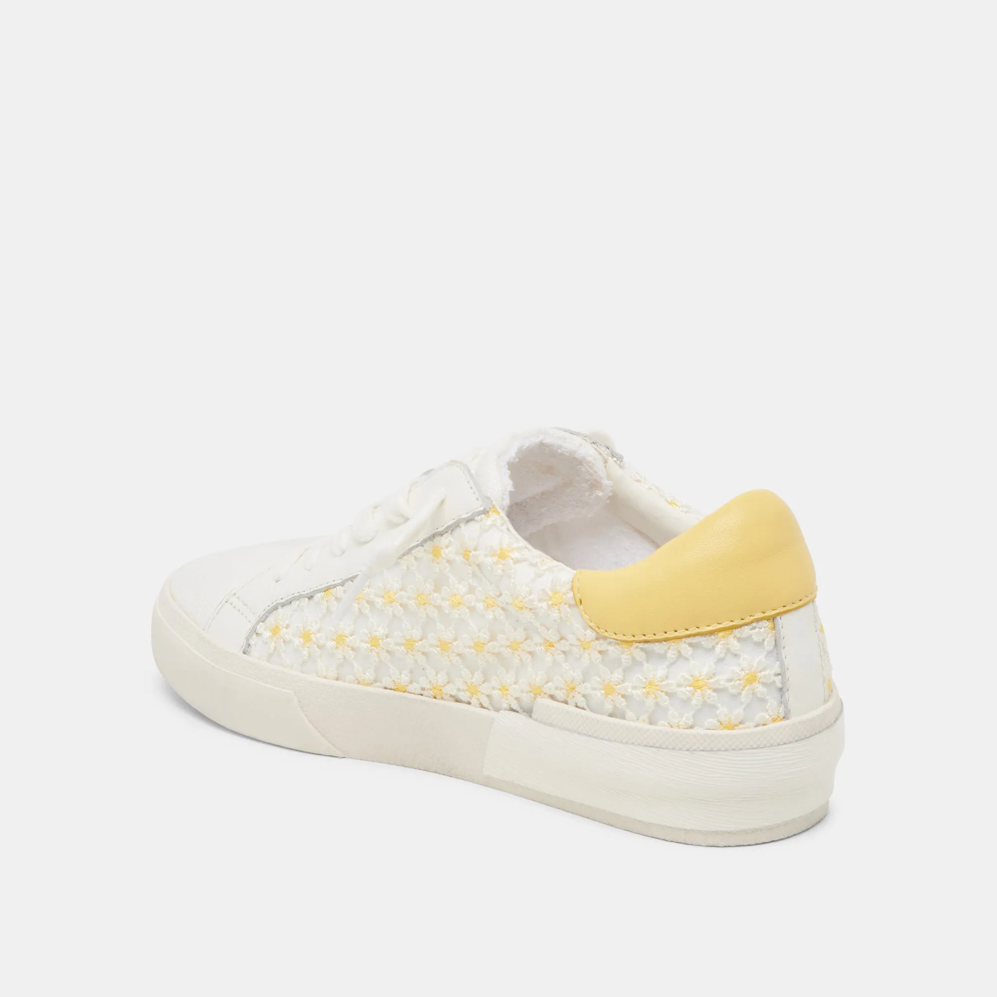 ZINA FLORAL SNEAKERS WHITE YELLOW FLORAL MESH sold by Dolce Vita product image thumbnail 5