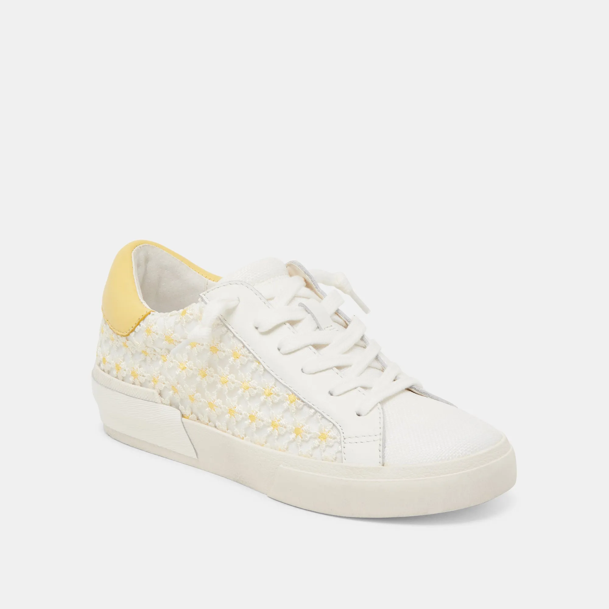 ZINA FLORAL SNEAKERS WHITE YELLOW FLORAL MESH sold by Dolce Vita product image thumbnail 2