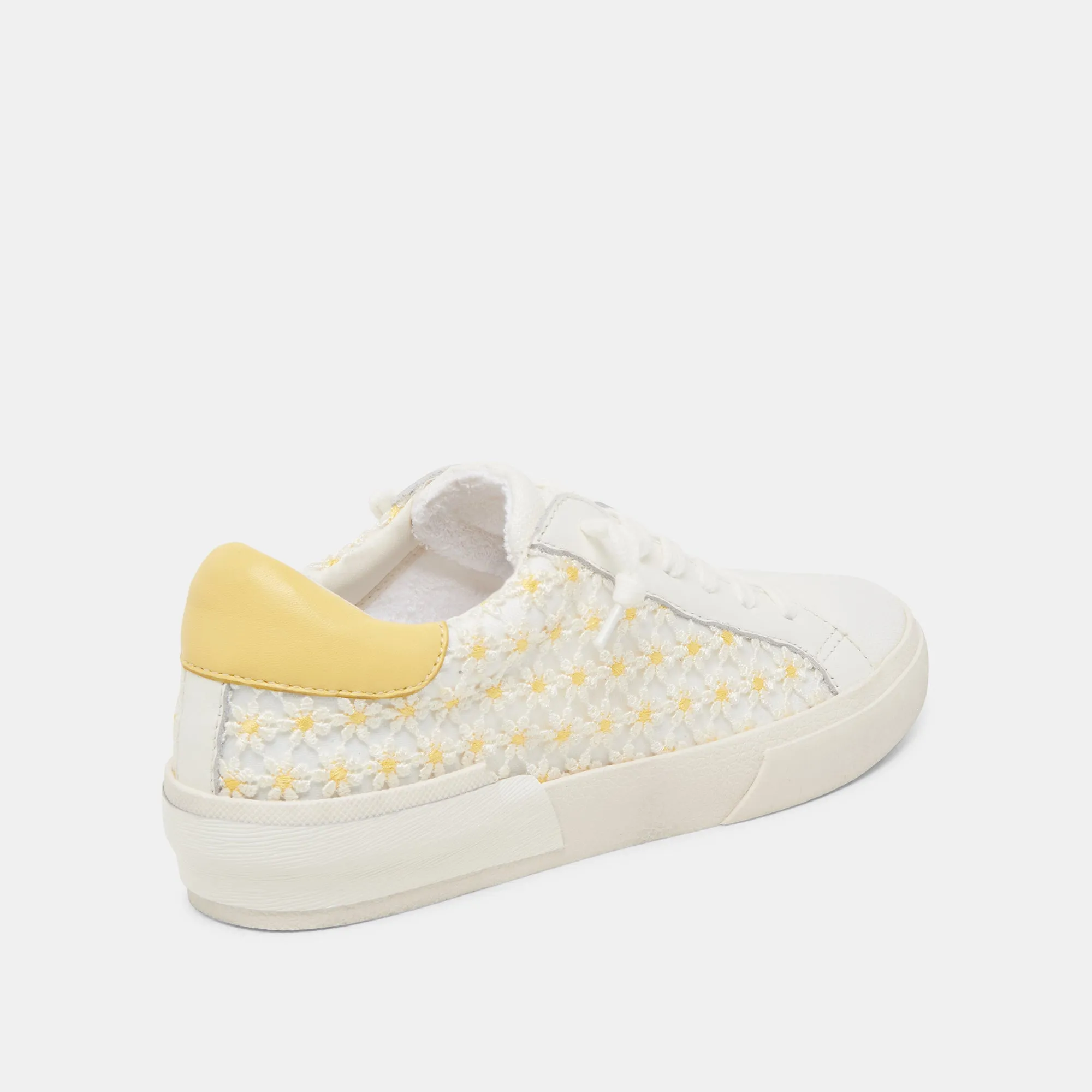 ZINA FLORAL SNEAKERS WHITE YELLOW FLORAL MESH sold by Dolce Vita product image thumbnail 3
