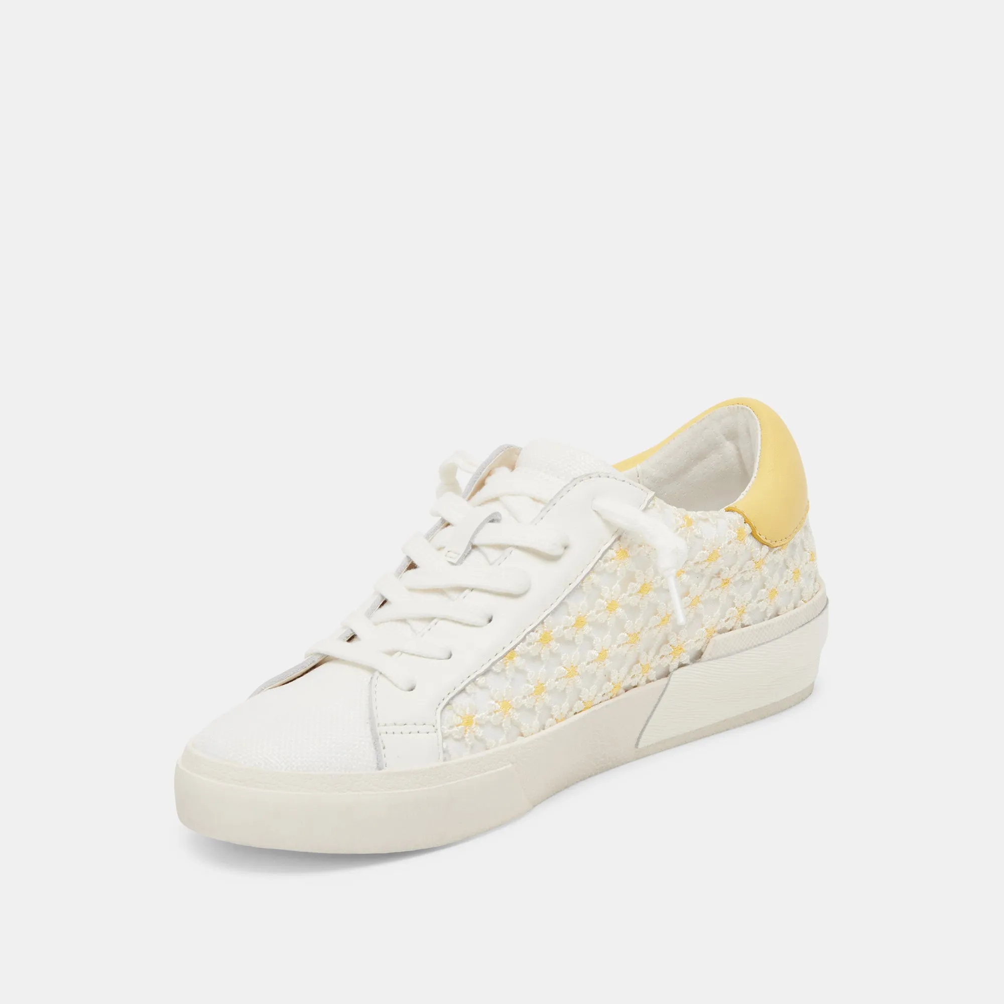 ZINA FLORAL SNEAKERS WHITE YELLOW FLORAL MESH sold by Dolce Vita product image thumbnail 4