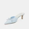 KAIRI MID HEELS ICE BLUE CRINKLE PATENT sold by Dolce Vita