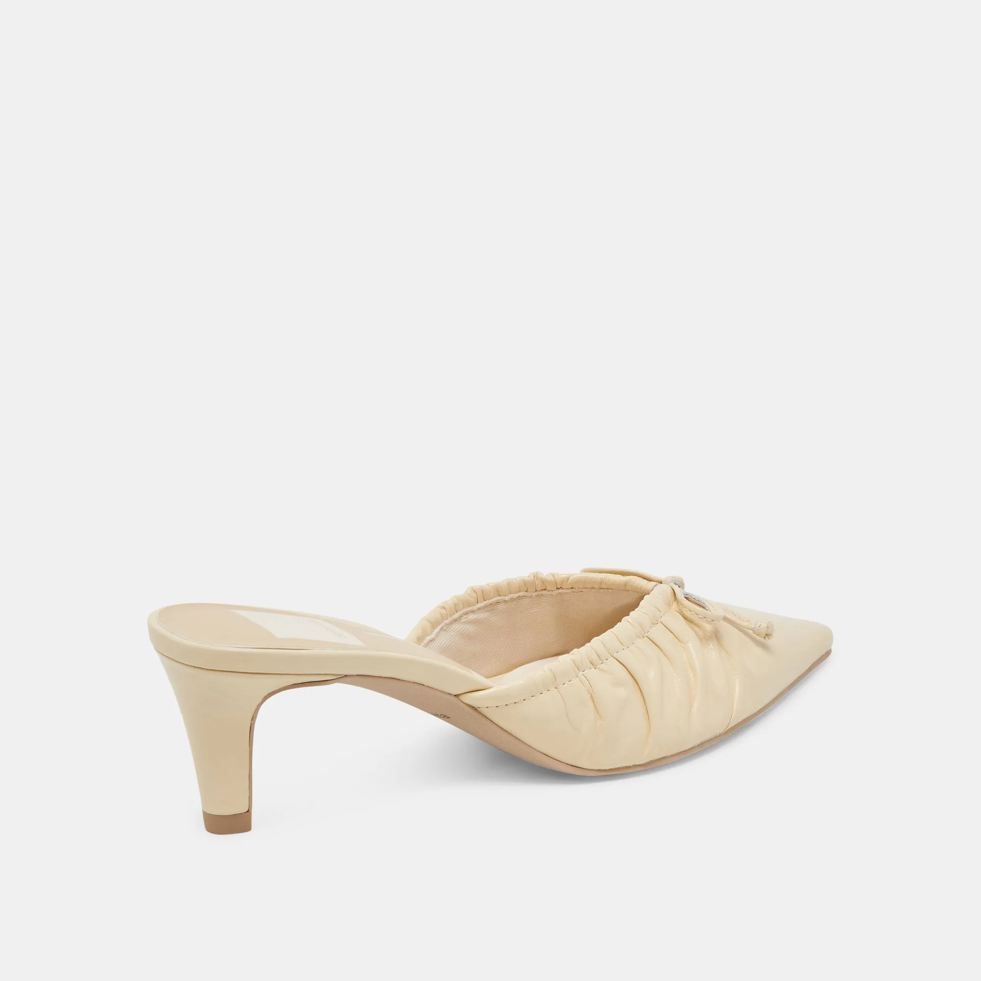 KAIRI MID HEELS LIGHT YELLOW CRINKLE PATENT sold by Dolce Vita product image thumbnail 3