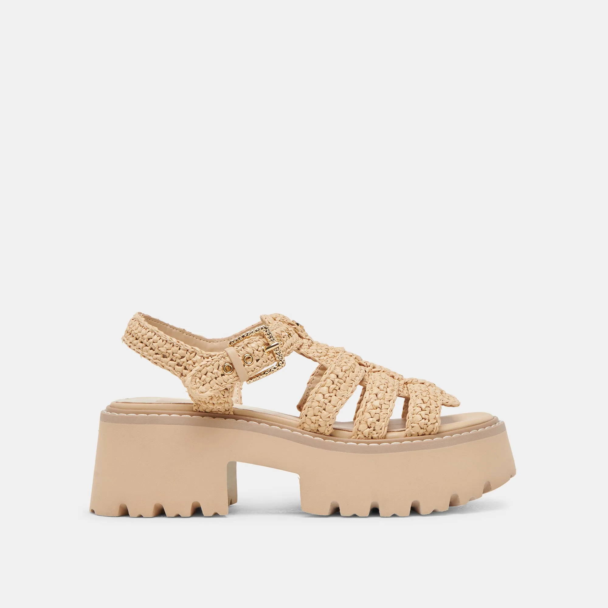 LATICE SANDALS LT NATURAL KNIT sold by Dolce Vita