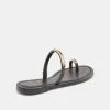 WINK WIDE SANDALS BLACK LEATHER sold by Dolce Vita
