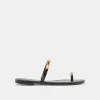 WINK WIDE SANDALS BLACK LEATHER sold by Dolce Vita