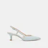 ODELA HEELS ICE BLUE LEATHER sold by Dolce Vita