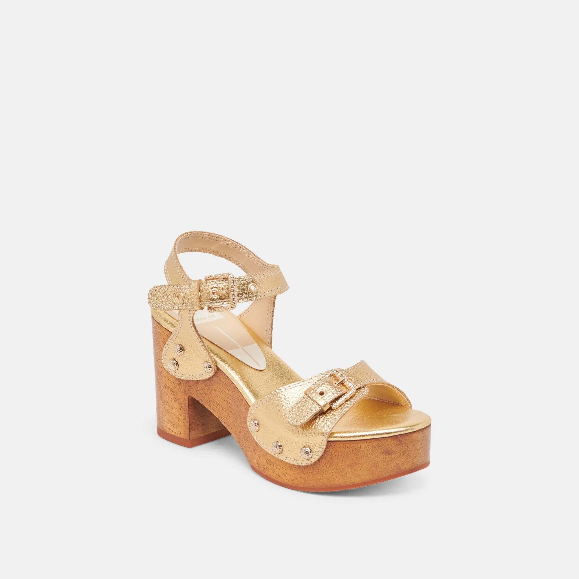 YANDY HEELS GOLD LEATHER sold by Dolce Vita product image thumbnail 2