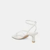 MORAH WIDE HEELS TRUE WHITE LEATHER sold by Dolce Vita