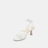 MORAH WIDE HEELS TRUE WHITE LEATHER sold by Dolce Vita