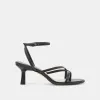 MORAH HEELS BLACK LEATHER sold by Dolce Vita