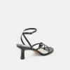 MORAH HEELS BLACK LEATHER sold by Dolce Vita