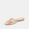 ELM FLATS PINK FLORAL RAFFIA sold by Dolce Vita