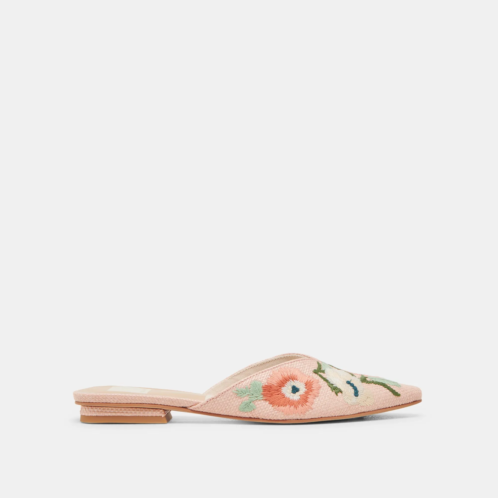 ELM FLATS PINK FLORAL RAFFIA sold by Dolce Vita