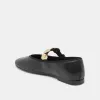RELAN BALLET FLATS BLACK LEATHER sold by Dolce Vita