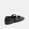 RELAN BALLET FLATS BLACK LEATHER sold by Dolce Vita