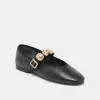 RELAN BALLET FLATS BLACK LEATHER sold by Dolce Vita