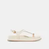 STEFAN SANDALS OFF WHITE LEATHER sold by Dolce Vita