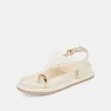 STEFAN SANDALS OFF WHITE LEATHER sold by Dolce Vita