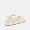 STEFAN SANDALS OFF WHITE LEATHER sold by Dolce Vita
