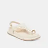 STEFAN SANDALS OFF WHITE LEATHER sold by Dolce Vita