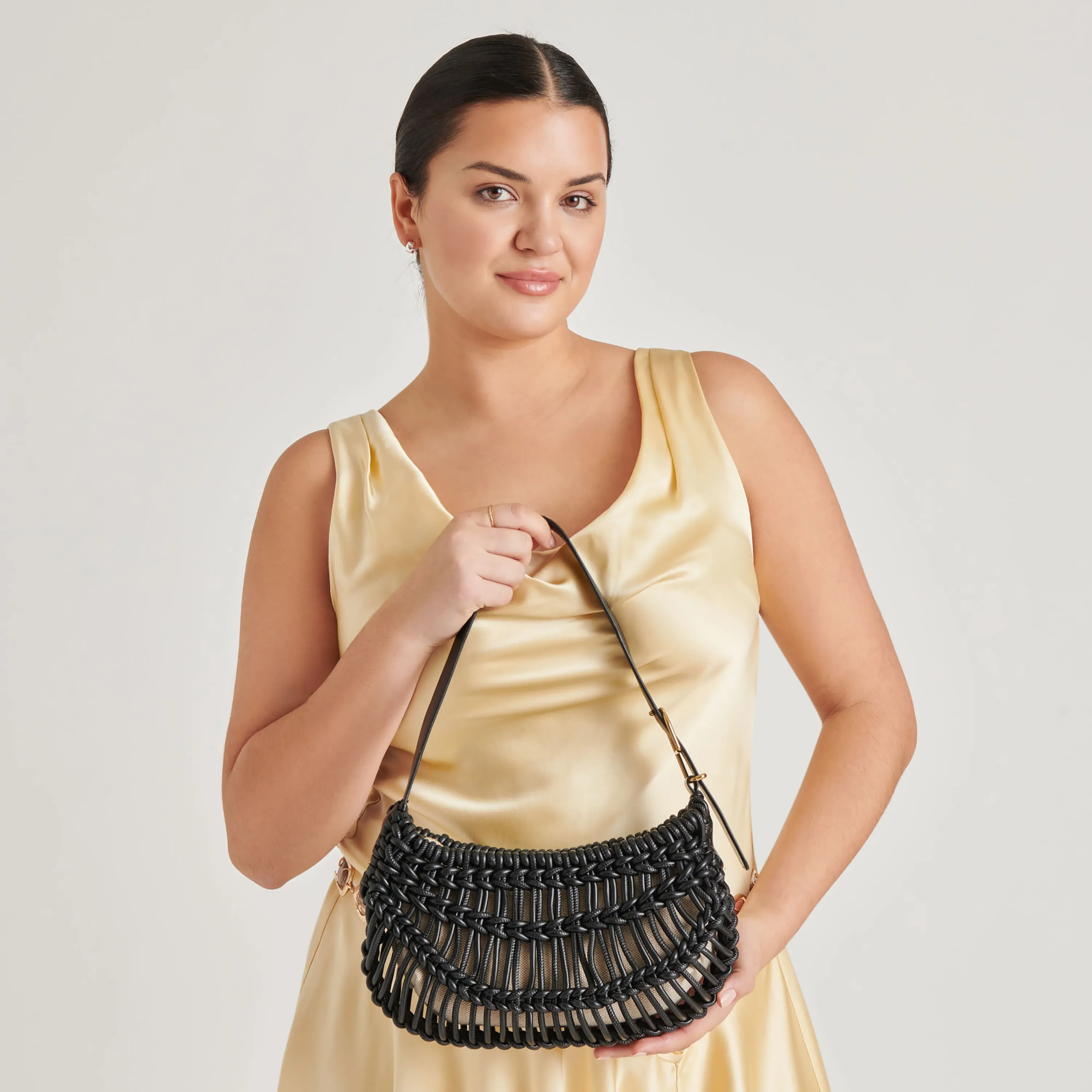 CANNES SHOULDER BAG BLACK STELLA sold by Dolce Vita product image thumbnail 2