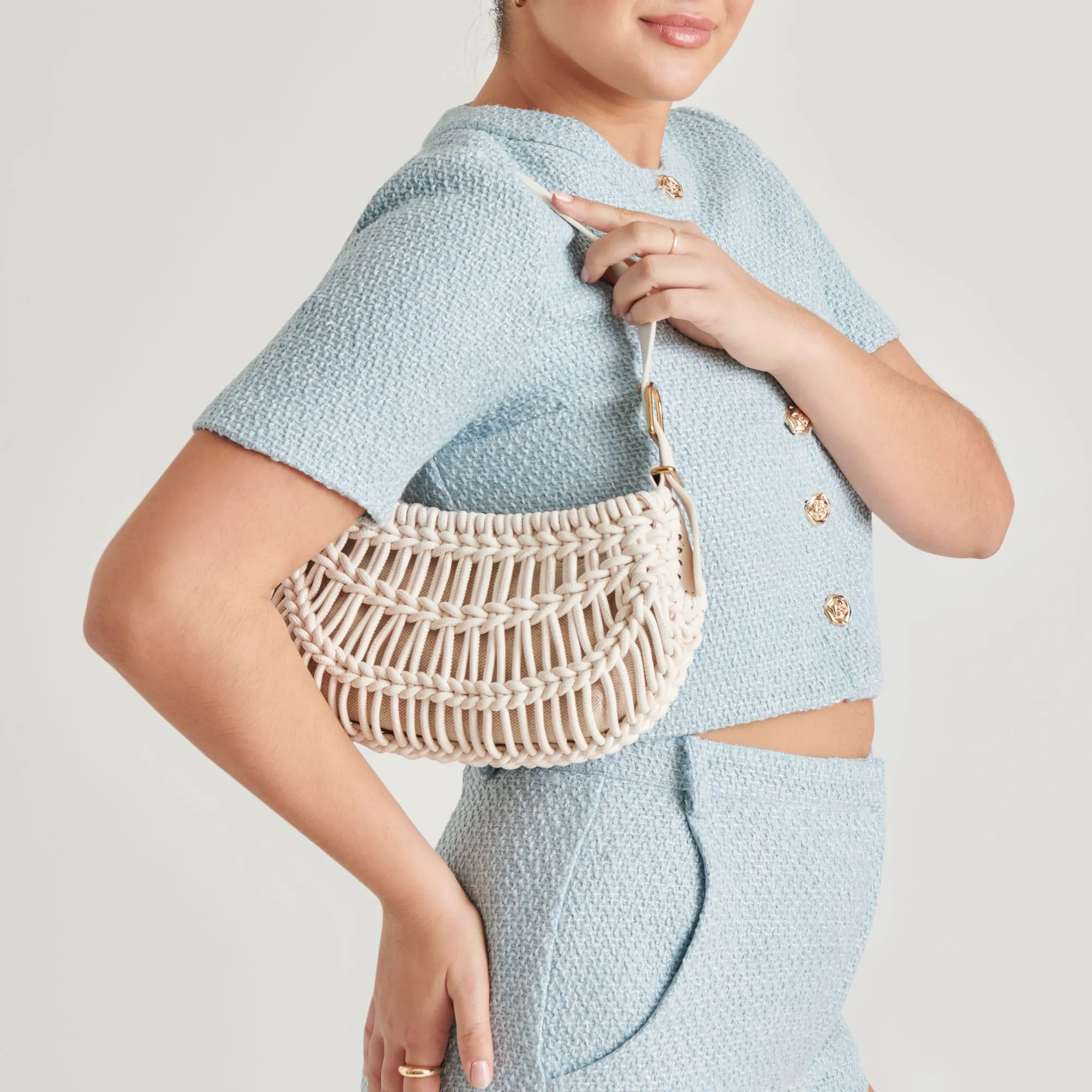 CANNES SHOULDER BAG IVORY STELLA sold by Dolce Vita product image thumbnail 2