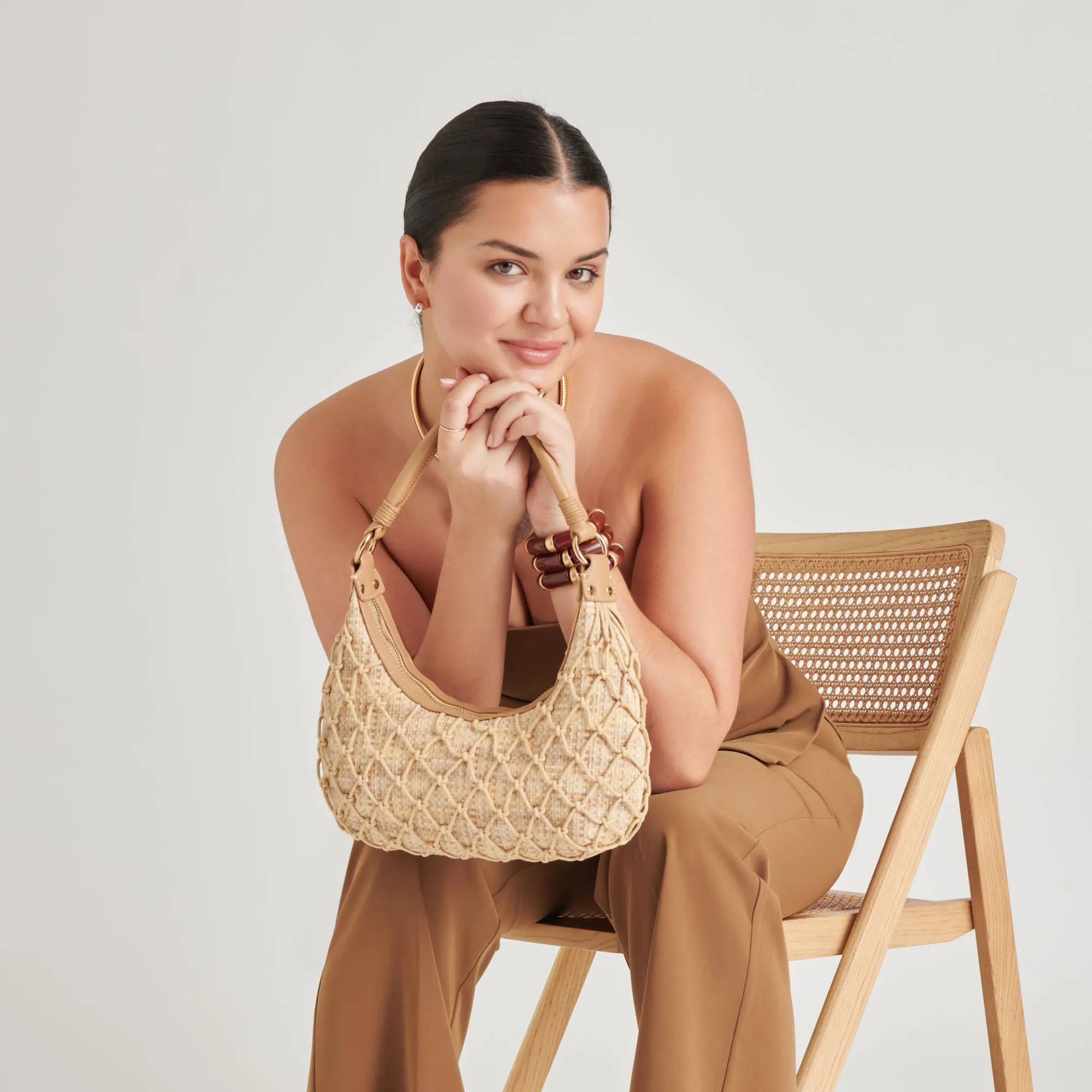 POSITANO SHOULDER BAG NATURAL RAFFIA sold by Dolce Vita product image thumbnail 2