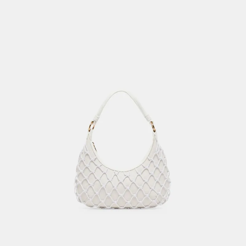 POSITANO SHOULDER BAG WHITE RAFFIA sold by Dolce Vita