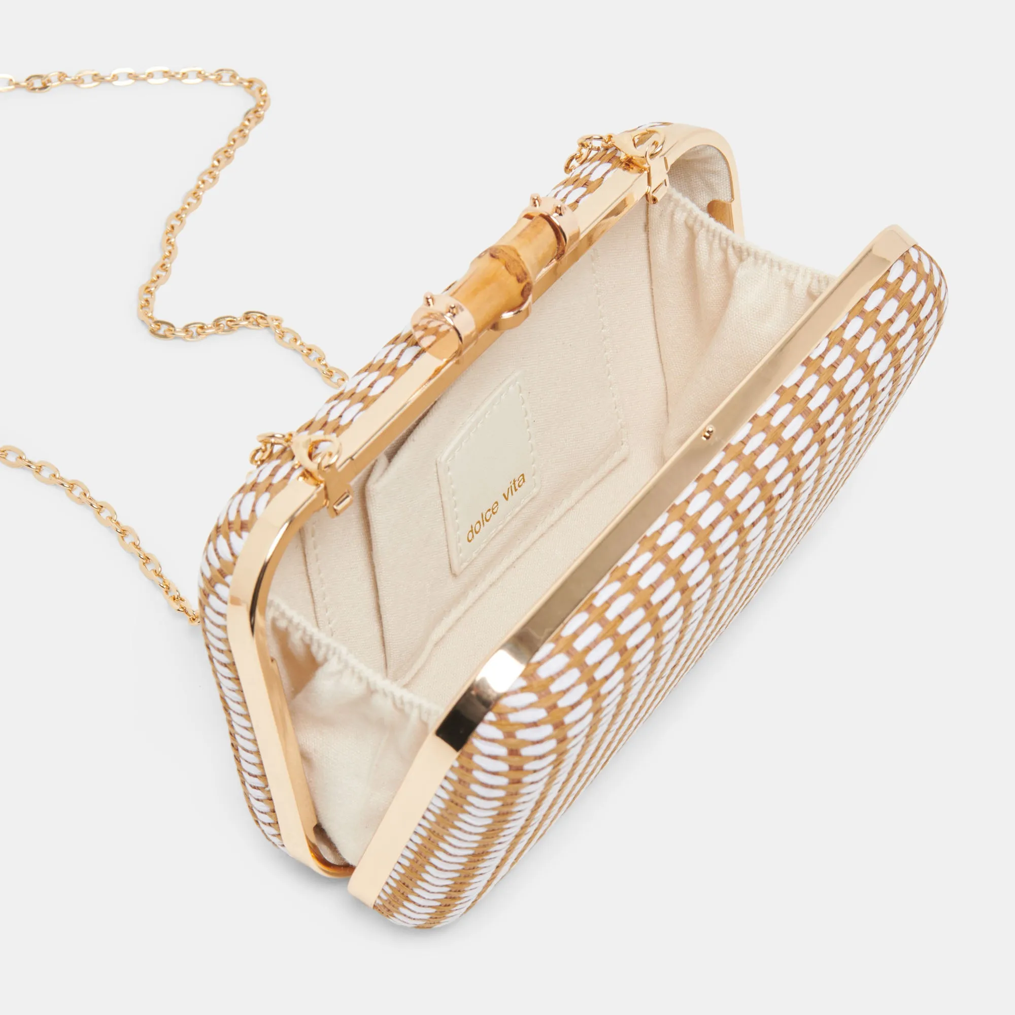 SYMI CLUTCH NATURAL RAFFIA sold by Dolce Vita product image thumbnail 4