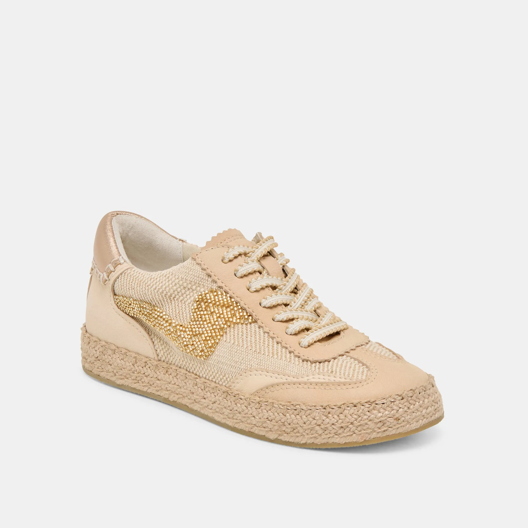 NOTICE ESPADRILLE BEAD SNEAKERS GOLD MULTI BURLAP sold by Dolce Vita product image thumbnail 2
