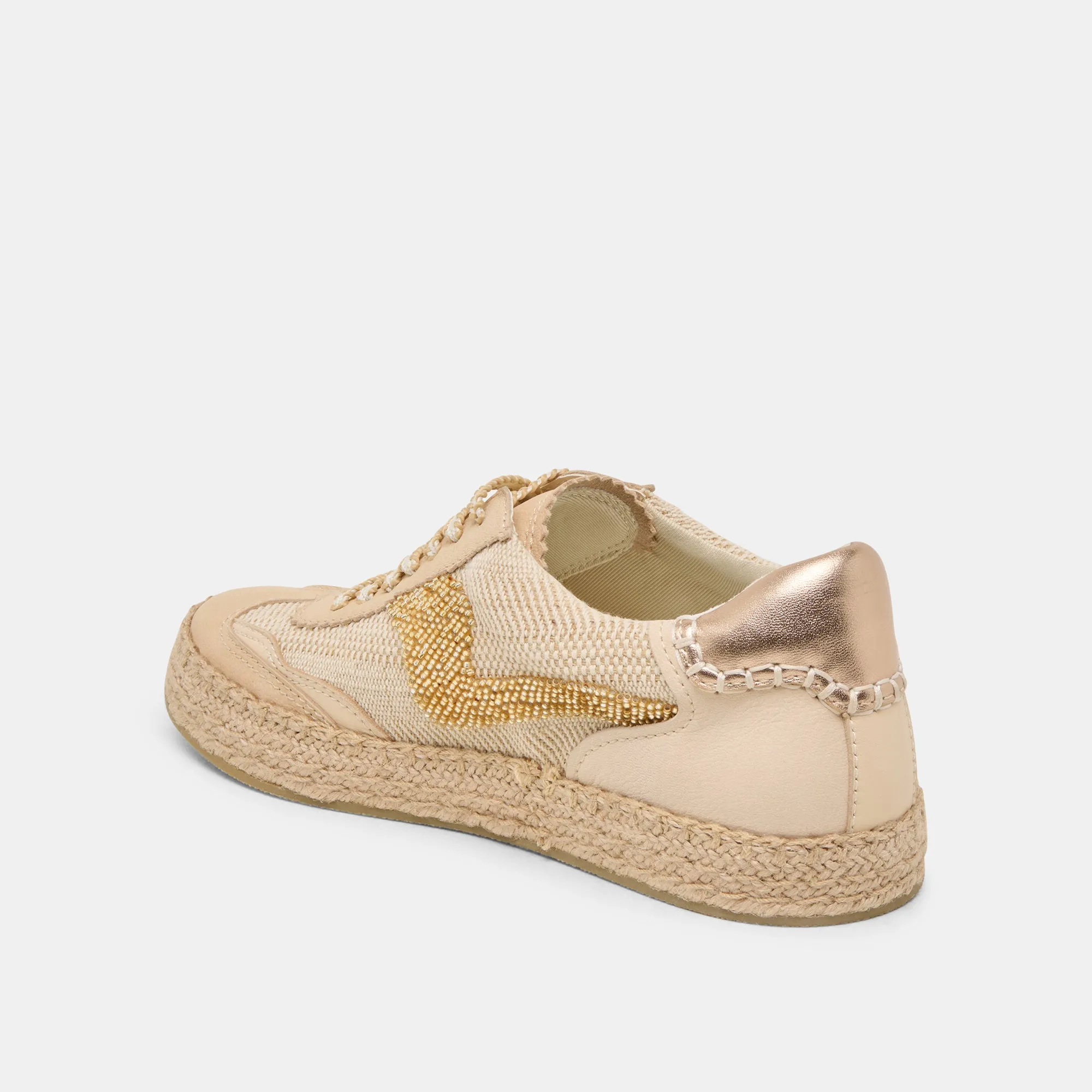 NOTICE ESPADRILLE BEAD SNEAKERS GOLD MULTI BURLAP sold by Dolce Vita product image thumbnail 5
