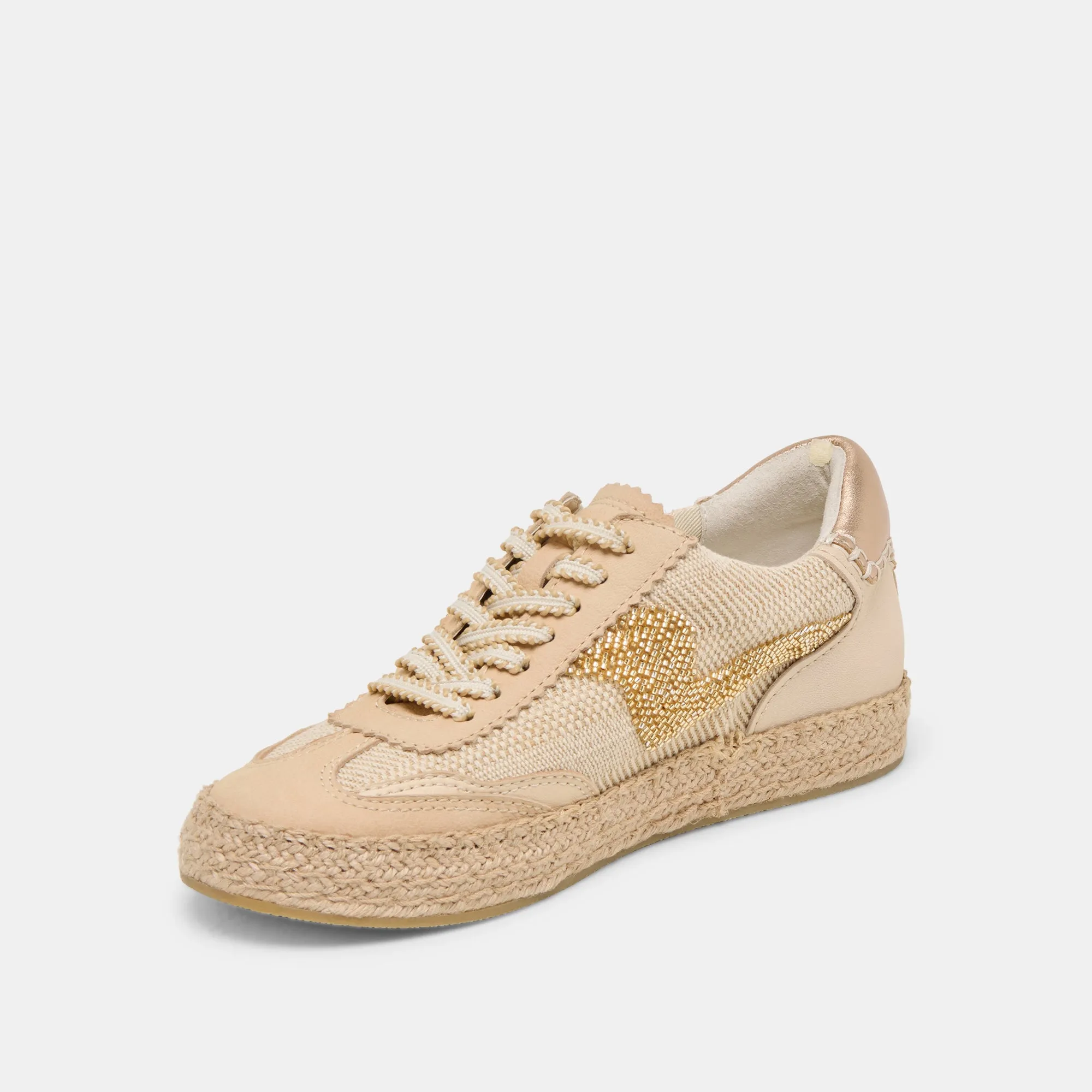 NOTICE ESPADRILLE BEAD SNEAKERS GOLD MULTI BURLAP sold by Dolce Vita product image thumbnail 4