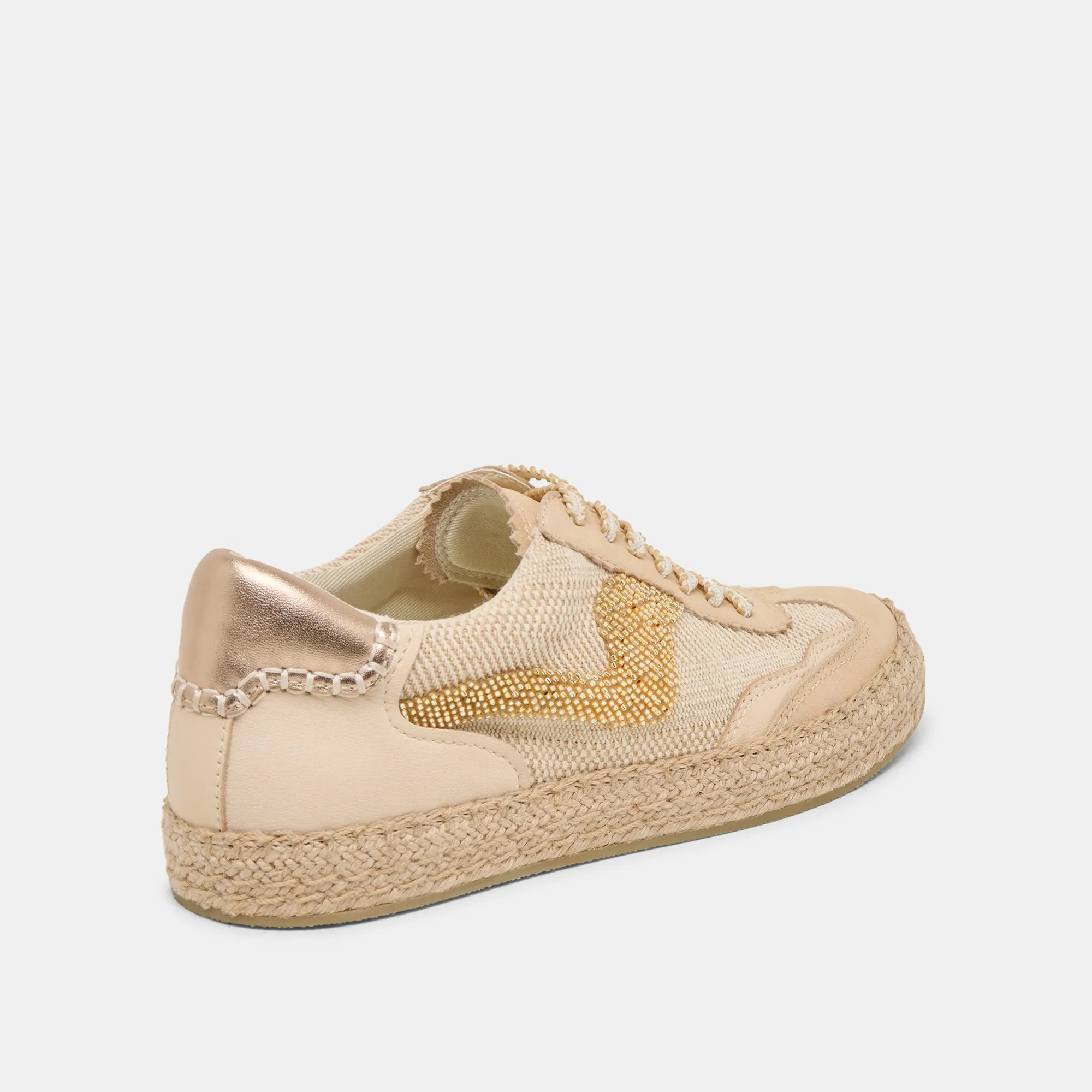 NOTICE ESPADRILLE BEAD SNEAKERS GOLD MULTI BURLAP sold by Dolce Vita product image thumbnail 3