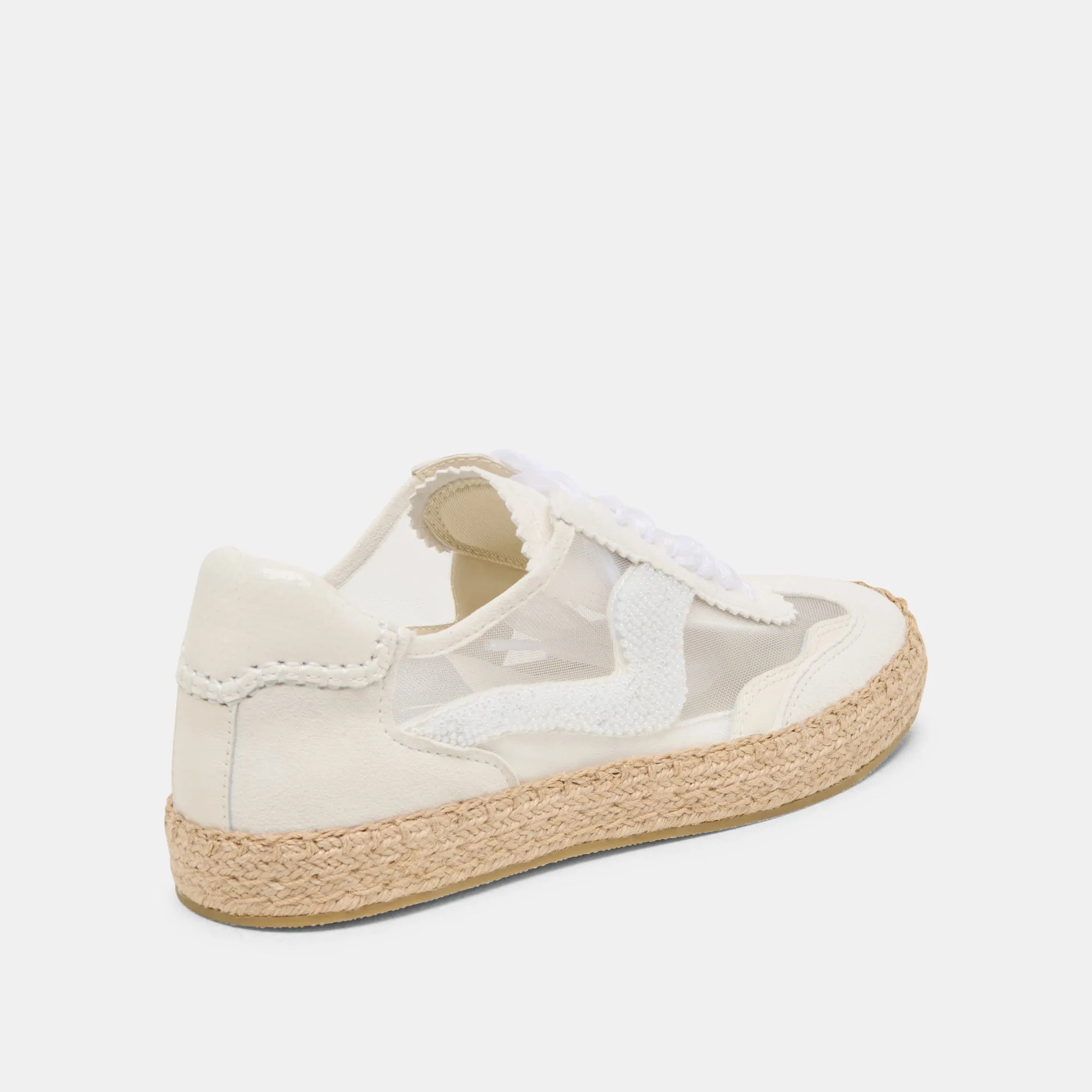 NOTICE ESPADRILLE BEAD SNEAKERS WHITE MESH sold by Dolce Vita product image thumbnail 3