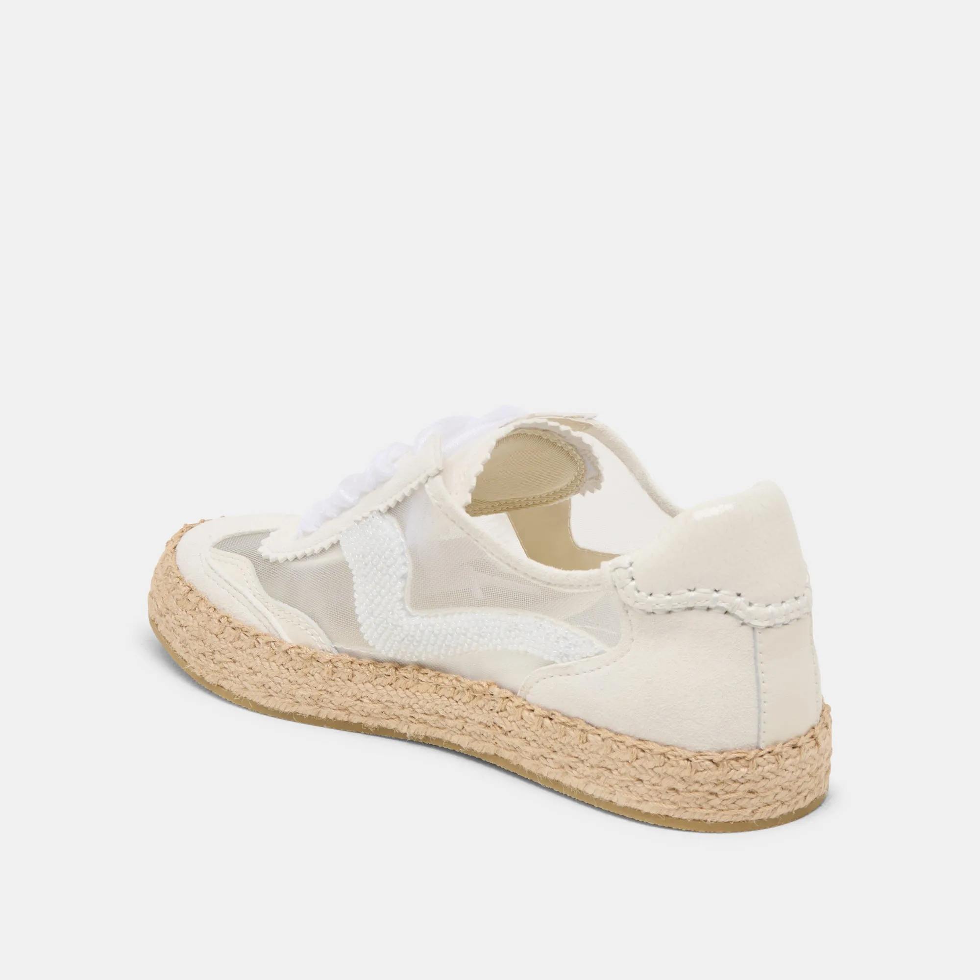 NOTICE ESPADRILLE BEAD SNEAKERS WHITE MESH sold by Dolce Vita product image thumbnail 5