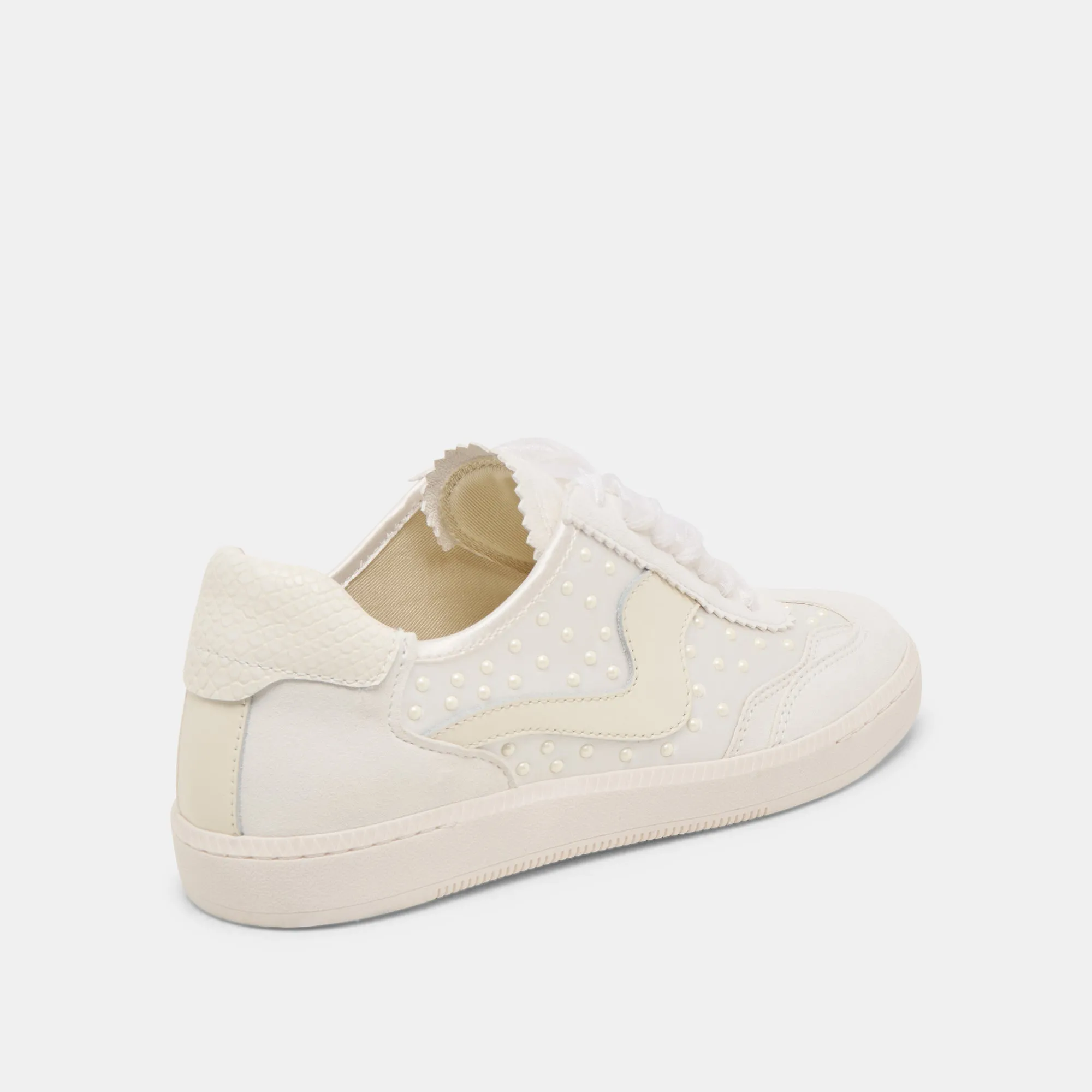 NOTICE PEARL SNEAKERS OFF WHITE SATIN sold by Dolce Vita product image thumbnail 3